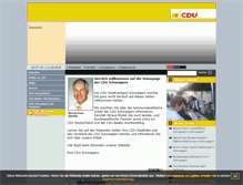 Tablet Screenshot of cdu-schwaigern.de